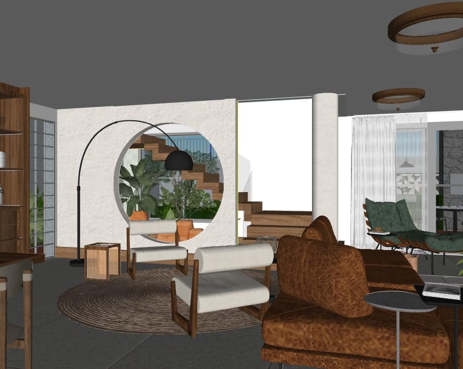 Modelo 3D original da sala